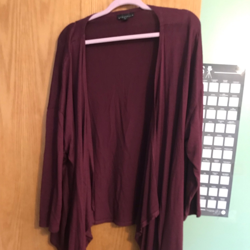 Maroon Cardigan